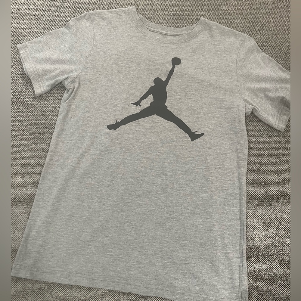 Jordan Kids Gray Short Sleeve Tee